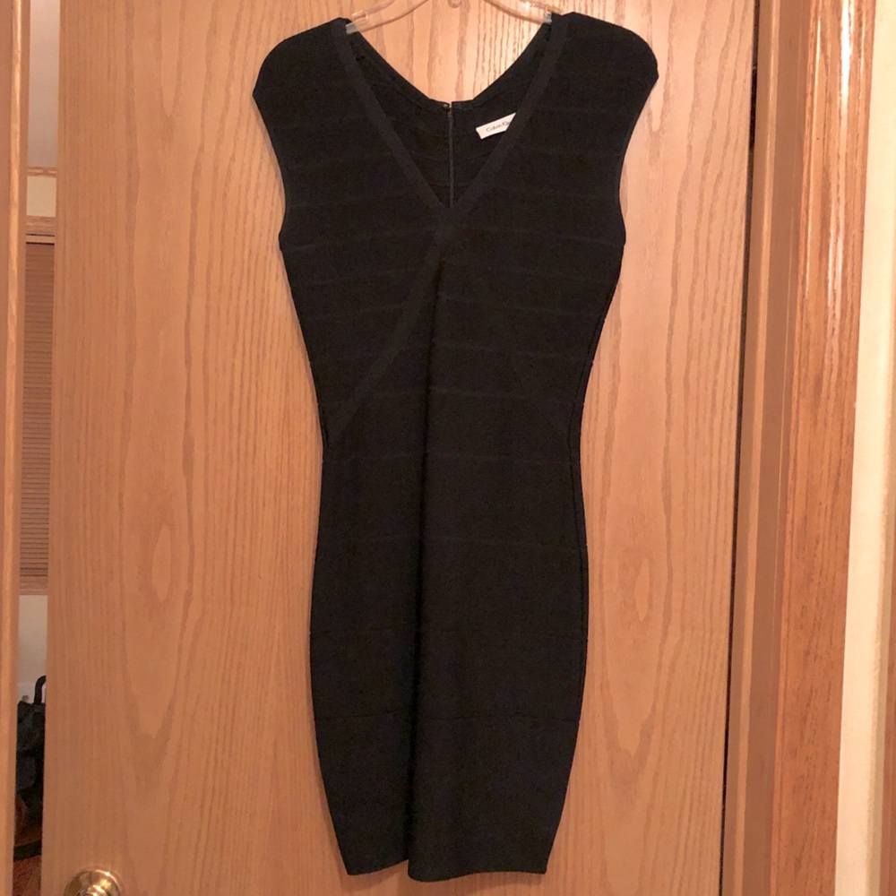 Calvin Klein Black Formal Dress
